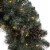Glitzhome 30 Inch Pre-Lit Glittered Pine Cone Christmas Wreath with 50 Warm White Lights Perspective: right