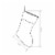 Glitzhome Two Pack 21 Inch Length Fur Black/Red Buffalo Plaid Stocking Perspective: right
