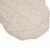 Glitzhome 22 Inch Length Knitted Polyester White Christmas Stocking with Red Trim & Pompom Perspective: right
