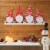 Glitzhome 30 Inch Length Christmas Gnomes Metal Tree Collar Perspective: right