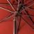 Glitzhome 9.8ft Red Aluminium Self Tilt Market Patio Umbrella, Olefin Fabric Perspective: right