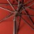 Glitzhome 8.8ft Wine Red Aluminium Self Tilt Market Patio Umbrella, Olefin Fabric Perspective: right