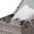 Glitzhome 9-Piece Patio Furniture Set All-Weather Gray Wicker Sectional Sofa and Table Perspective: right