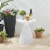 Glitzhome 18.25 Inch Pedestal Garden Stool or Planter Stand or Accent Table Perspective: right