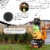 Glitzhome 8 Feet Lighted Halloween Inflatable Stacked Ghost, Black Cat, Witch & Pumpkin Decor Perspective: right