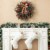 Glitzhome 24 Inch Diameter Frosted Berry, Pine with Bowknot Wreath Perspective: right