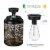 Glitzhome Solar Lights Hanging Lantern Metal Hollowed-Out Design, Set of Two Perspective: right