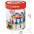 Hape Kid's Toddler 100 Piece Stacking Build Up and Away Wooden Blocks Toy Set Perspective: right