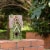 Glitzhome Distressed Solid Wood & Metal Birdhouse Perspective: right