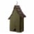 Glitzhome Hanging Distressed Wooden Birdhouse Perspective: right