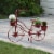 Glitzhome Metal Red Bicycle Shape Planter Perspective: right