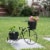 Glitzhome Metal Bicycle Shape Planter - Black Perspective: right