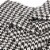 Glitzhome Acrylic Houndstooth Woven Tassel Throw - Black/White Perspective: right