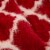 Glitzhome Reversible Knitted Nylon Eyelash Yarn Throw Blanket - Red/White Perspective: right