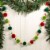 Glitzhome 8 Feet Multi Color Pompom Garland Perspective: right