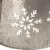 Glitzhome 21.65 Inch Diameter Snowflake Diecut Metal Tree Collar with Light String Perspective: right