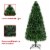 6Ft Pre-Lit Fiber Optic PVC Christmas Tree Metal Holiday Perspective: right