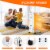 Costway 1500W Electric Oil Filled Radiator Space Heater 5-Fin Thermostat Room Radiant Perspective: right