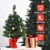 24'' Pre-Lit PVC Christmas Tree Battery Operated Tabletop LED Lights Holiday Decor Perspective: right