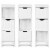 Bathroom Floor Cabinet Multifunctional Bathroom Storage Organizer W/2 Drawers Perspective: right