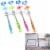 4 PC Scrub Brush Standing Suction Cup Sink Scrubber Dish Kitchen Gadgets Washing Perspective: right