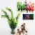 3 Pack Mixed Artificial Tank Grass Ornament Green Plant Aquarium Fish Decoration Perspective: right