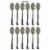 24 Pc Teaspoon Stainless Steel Coffee Tea Spoons Cutlery Silverware Set Kitchen Perspective: right