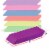 Neliblu Premium Pencil Erasers High Quality Bright Neon Chiseled Erasers 6 Pack Perspective: right