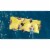 Floatation iQ Floating Oasis 15 x 6 Foot Island Water Lake Pad Mat, Green Yellow Perspective: right