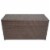 vidaXL Patio Storage Box Brown 47.2 x19.7 x23.6 Poly Rattan Perspective: right
