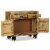 vidaXL Sideboard with 2 Drawers and 1 Cabinet Rough Mango Wood Perspective: right