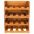 vidaXL Wine Racks 4 pcs for 16 Bottles Solid Reclaimed Wood Perspective: right