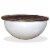vidaXL Coffee Table Solid Reclaimed Wood White Bowl Shape Perspective: right