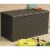 vidaXL Patio Storage Box Brown 47.2 x22 x24.8 PP Rattan Perspective: right