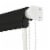 vidaXL Retractable Awning 98.4 x59.1 Anthracite Perspective: right