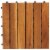 vidaxl 10 pcs Acacia Decking Tiles 11.8 x11.8 Vertical Pattern Perspective: right