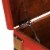 vidaXL Storage Box Red 43.3 x15.7 x15.7 Solid Acacia Wood Perspective: right
