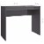 vidaXL Desk High Gloss Gray 35.4 x 15.7 x 28.3 Engineered Wood Perspective: right