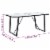 vidaXL Dining Table White 63 x31.5 x29.5 Tempered Glass Perspective: right