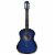 vidaXL 8 Piece Classical Guitar Kid Beginner Set Blue 3/4 36 Perspective: right