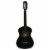 vidaXL 8 Piece Classical Guitar Beginner Set Black 1/2 34 Perspective: right