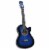 vidaXL 12 Piece Western Classical Guitar Set with 6 Strings Blue 38 Perspective: right