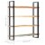 vidaXL 4-Tier Bookcase 63 x15.7 x70.9  Solid Reclaimed Wood Perspective: right