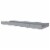 vidaXL Picture Frame Ledge Shelves 2 pcs Gray 15.7 x3.5 x1.2  MDF Perspective: right