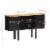 vidaXL Sideboard 43.3 x11.8 x25.6 Solid Rough Mango Wood and Steel Perspective: right