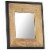 vidaXL Mirror 19.7 x19.7  Solid Mango Wood Perspective: right