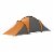 vidaXL Camping Tent 6 Persons Gray and Orange Perspective: right