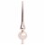 vidaXL 61 Piece Christmas Ball Set with Peak and 150 LEDs Rose Gold Perspective: right