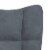 vidaXL Rocking Chair Dark Gray Velvet Perspective: right