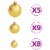 vidaXL Artificial Christmas Tree with LEDs&Ball Set&Pinecones 59.1 Perspective: right